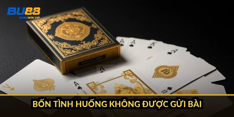 Bốn tình huống không được gửi bài
